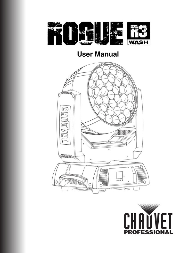 Chauvet Rogue R3 Wash user manual