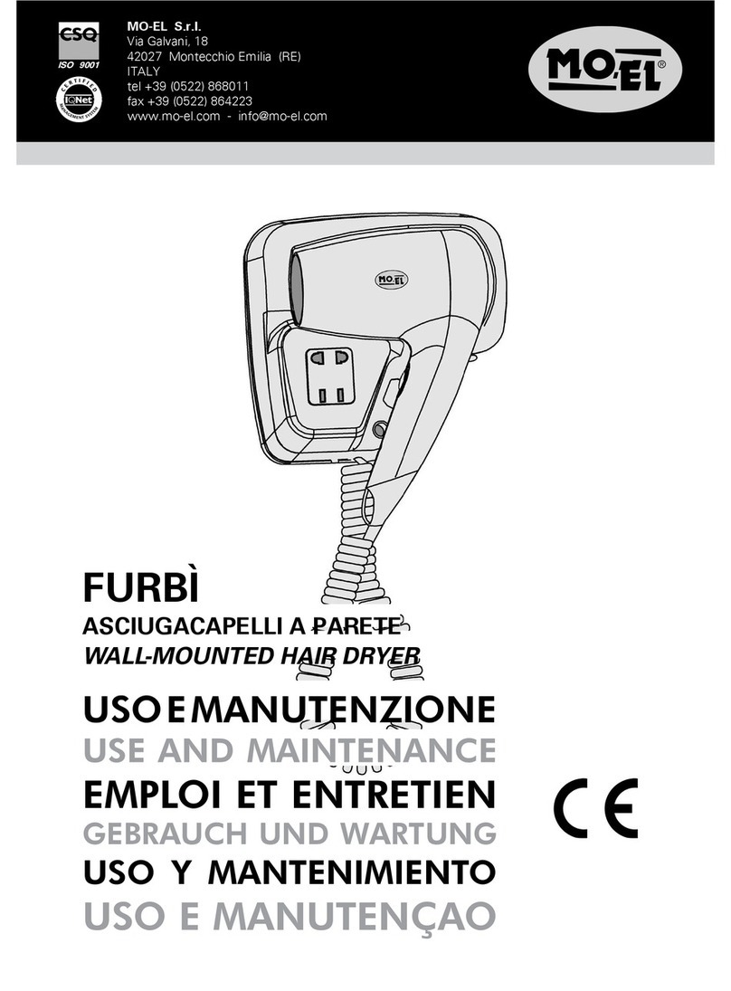 MO-EL FURBI Use and maintenance