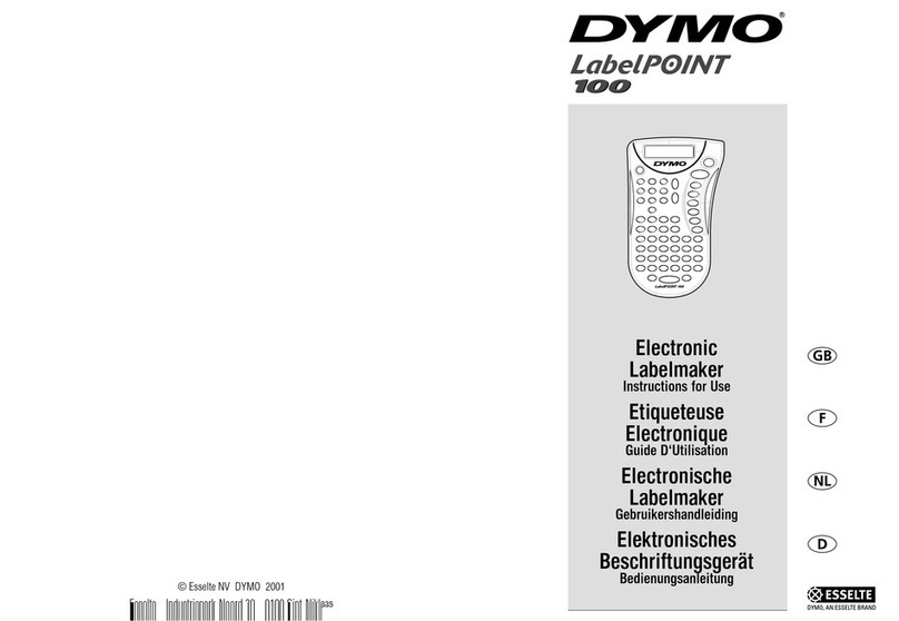 Dymo labelpoint100 Instructions for use