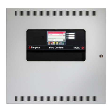 Simplex 4007ES Panels manual