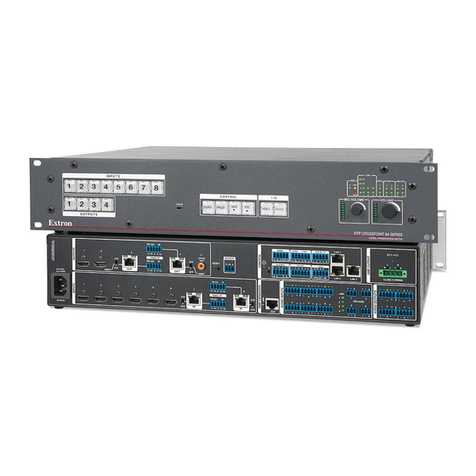 Extron electronics DTP CrossPoint 84 IPCP Programming manual