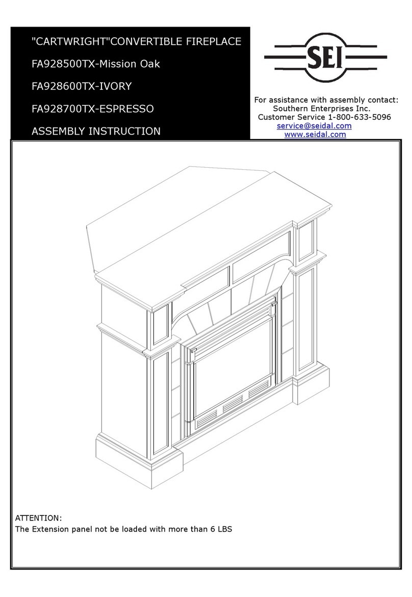 SEI FA928500TX-Mission Oak User manual