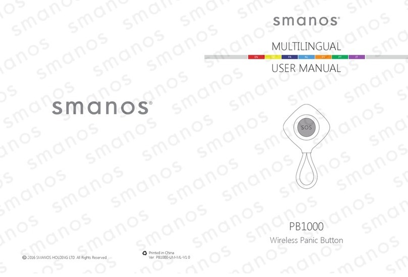 Smanos PB1000 user manual