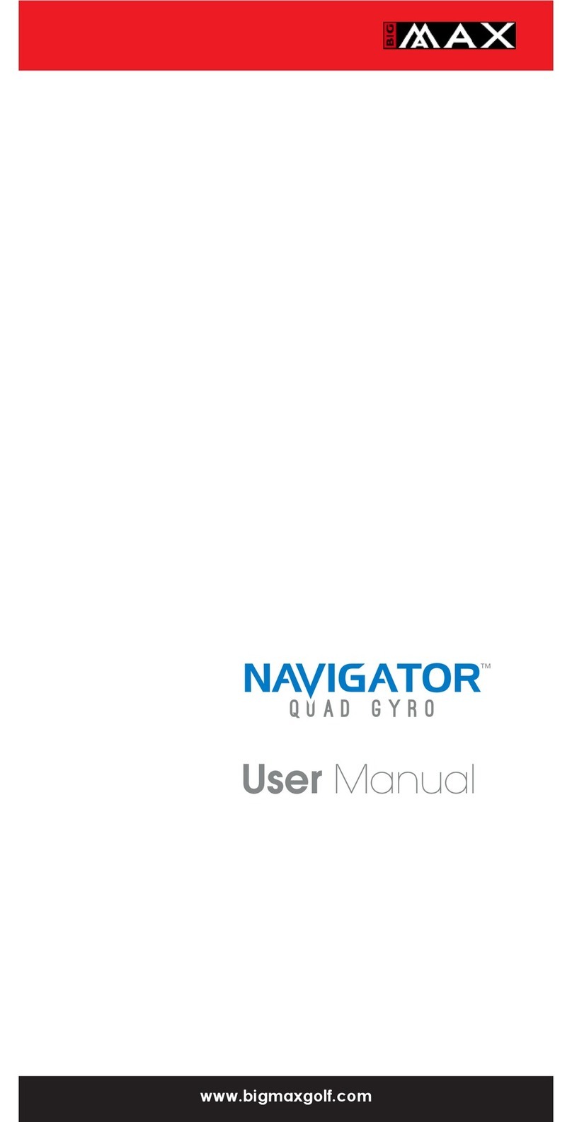 Max NAVIGATOR QUAD GYRO user manual