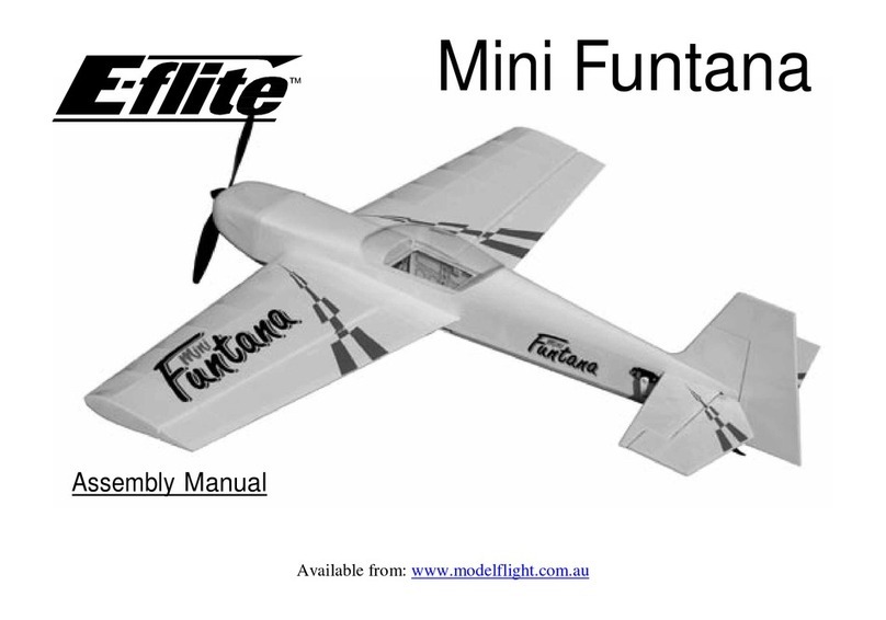 E-flight Mini Funtana Assembly manual