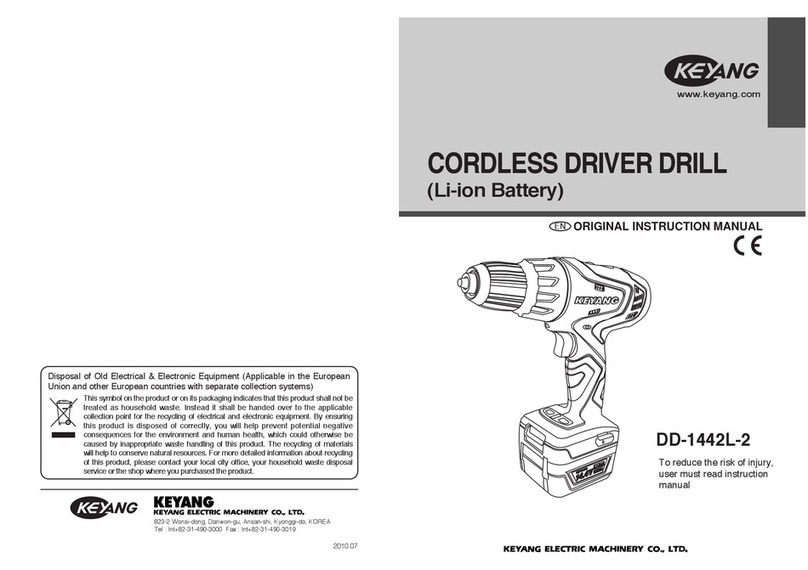 Keyang DD-1442L-2 Original instruction manual