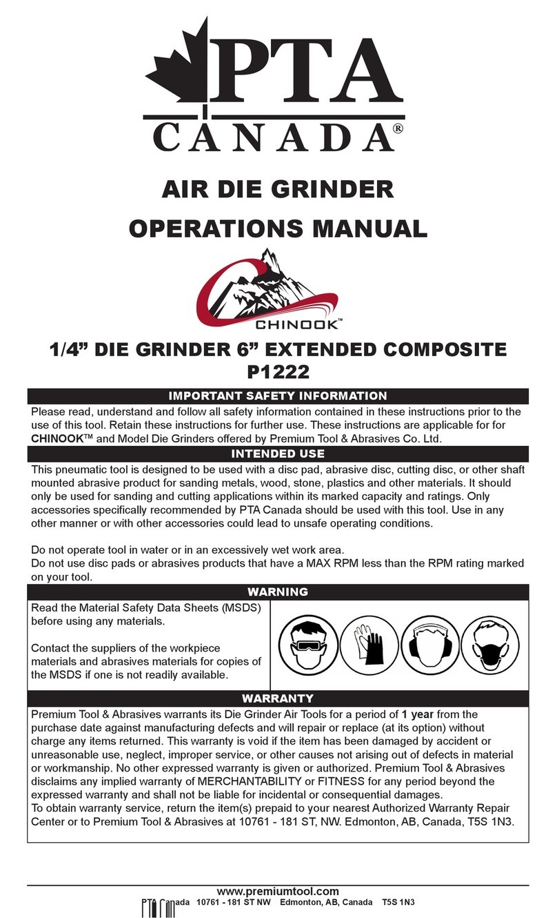 PTA P1222 Operation manual