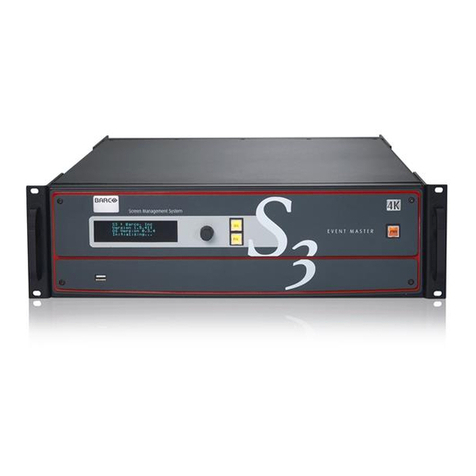 Barco S3 series Installation and operating manual