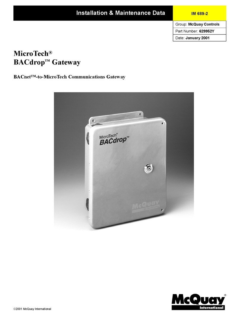 McQuay IM 689-2 Installation & maintenance data