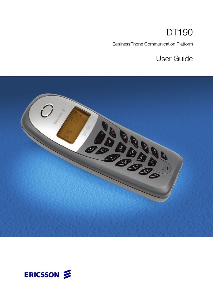 Ericsson DT190 User manual