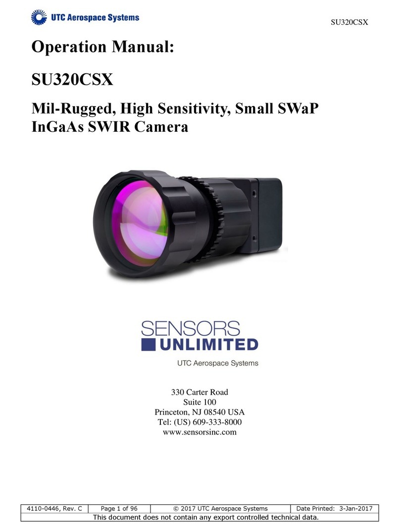 SENSORS UNLIMITED SU320CSX User manual