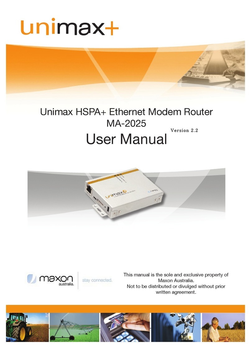 Unimax MA-2025 user manual