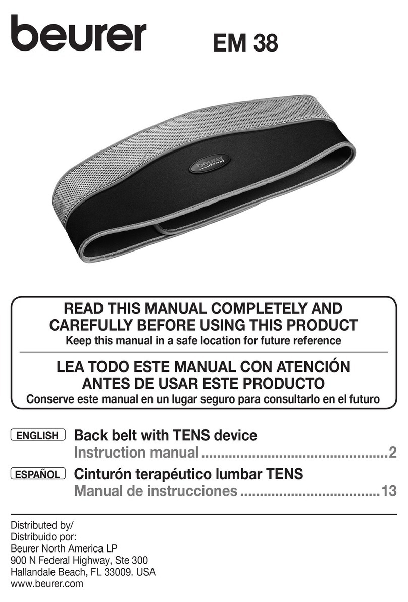 Beurer EM 38 instruction manual