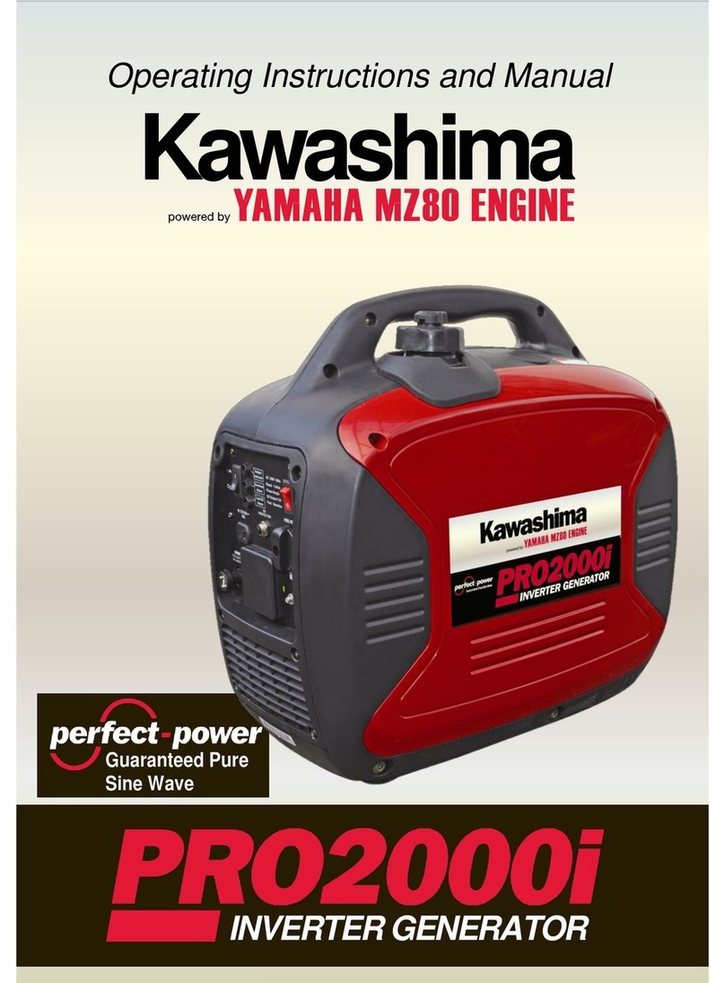 KAWASHIMA PRO2000i Operating instructions and manual