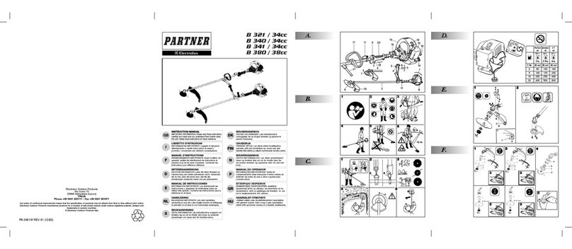 Electrolux PARTNER B 321/34CC instruction manual