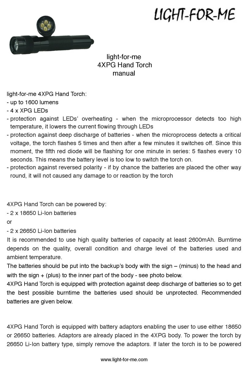 Light-For-Me 4XPG user manual