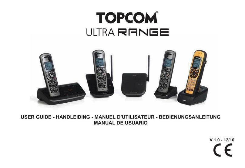 Topcom ultra range series User manual