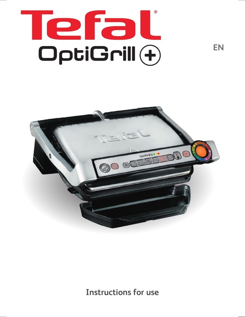 TEFAL optigrill+ User manual
