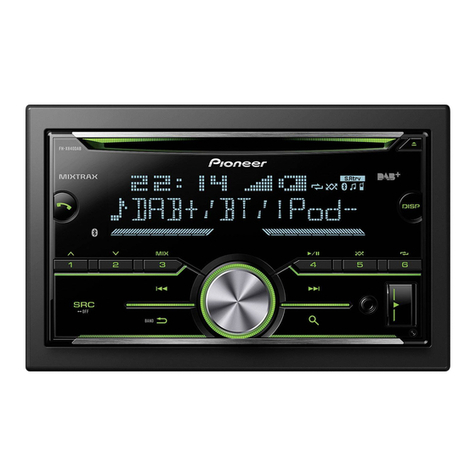 Pioneer FH-X840DAB User manual