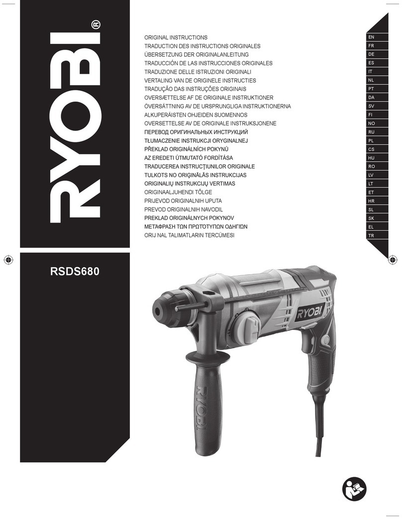 Ryobi RBC36X26E Original instructions
