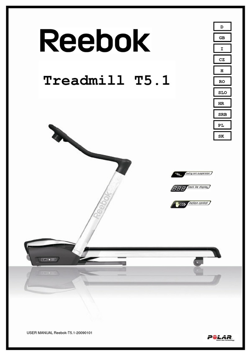 Reebok T5.1 user manual