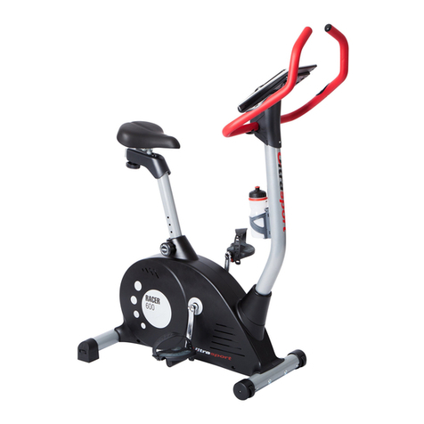 ultega ERGOMETER RACER 600 user manual