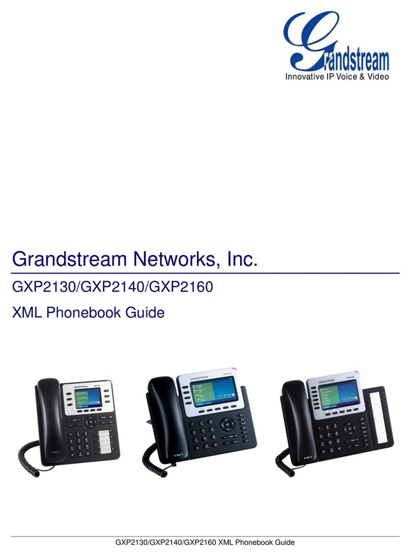 Grandstream Networks GXP2130 Series User manual