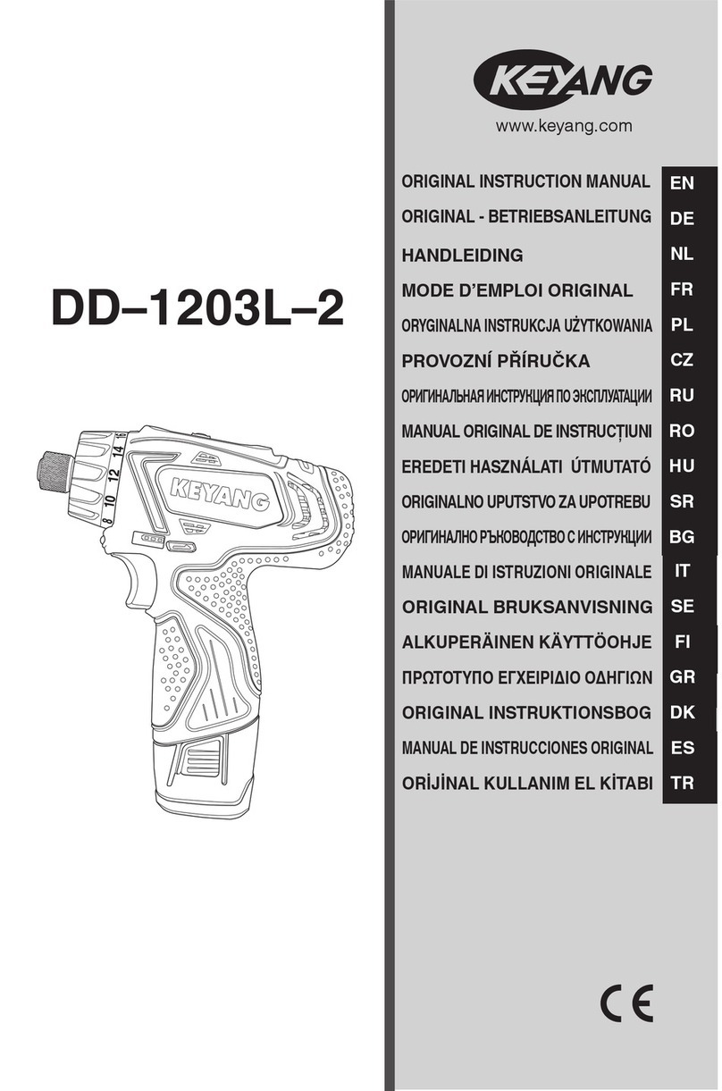 Keyang DD-1203L-2 Original instruction manual