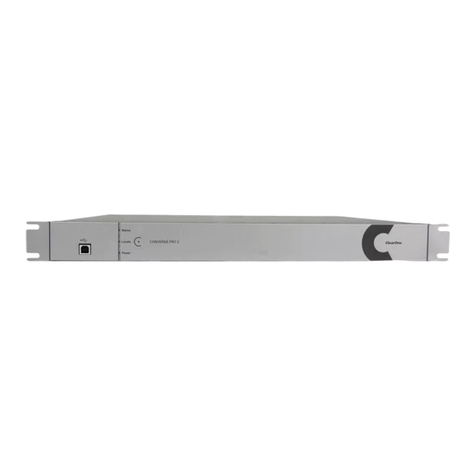 Clear One CONVERGE PRO 2 quick start guide