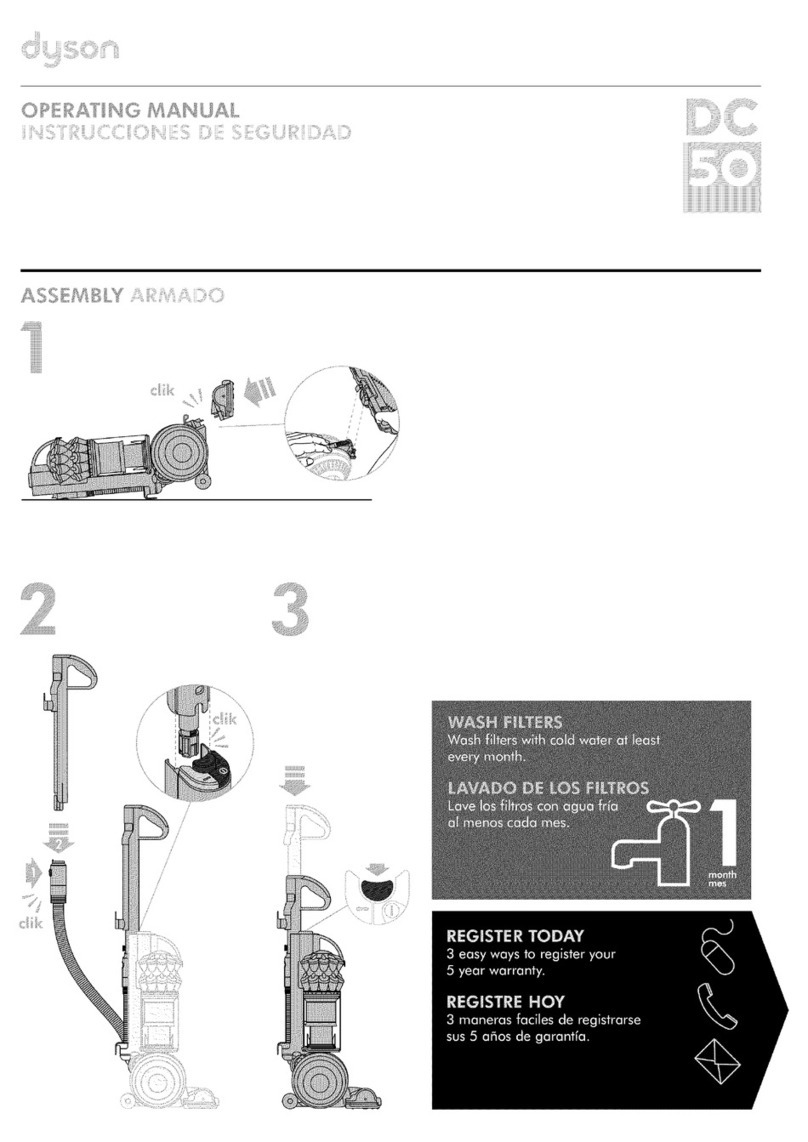 Dyson DC50 Ball Compact User manual