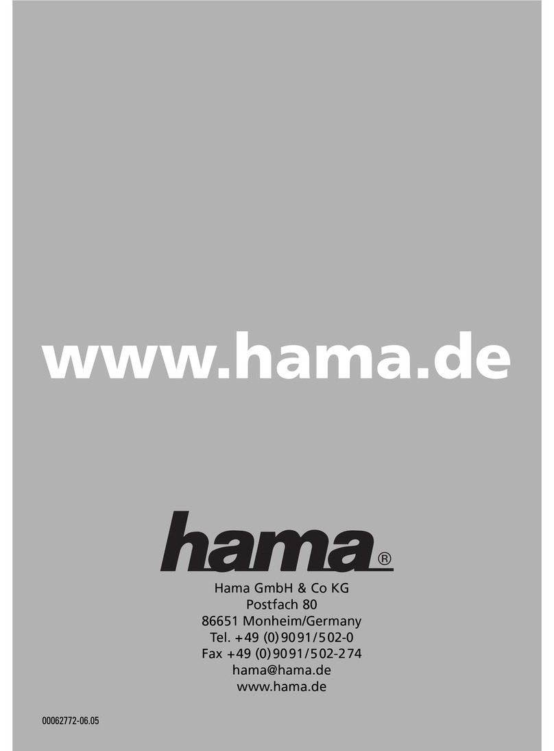 Hama 00062772 manual