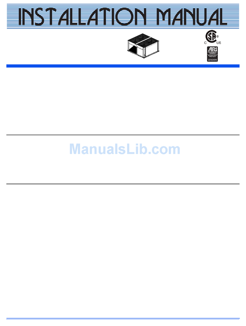 Johnson Controls Unitary Products J10 Thru 20YD User manual