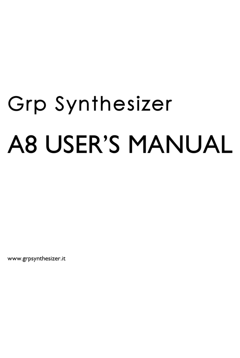 GRP Synthesizer A8 user manual