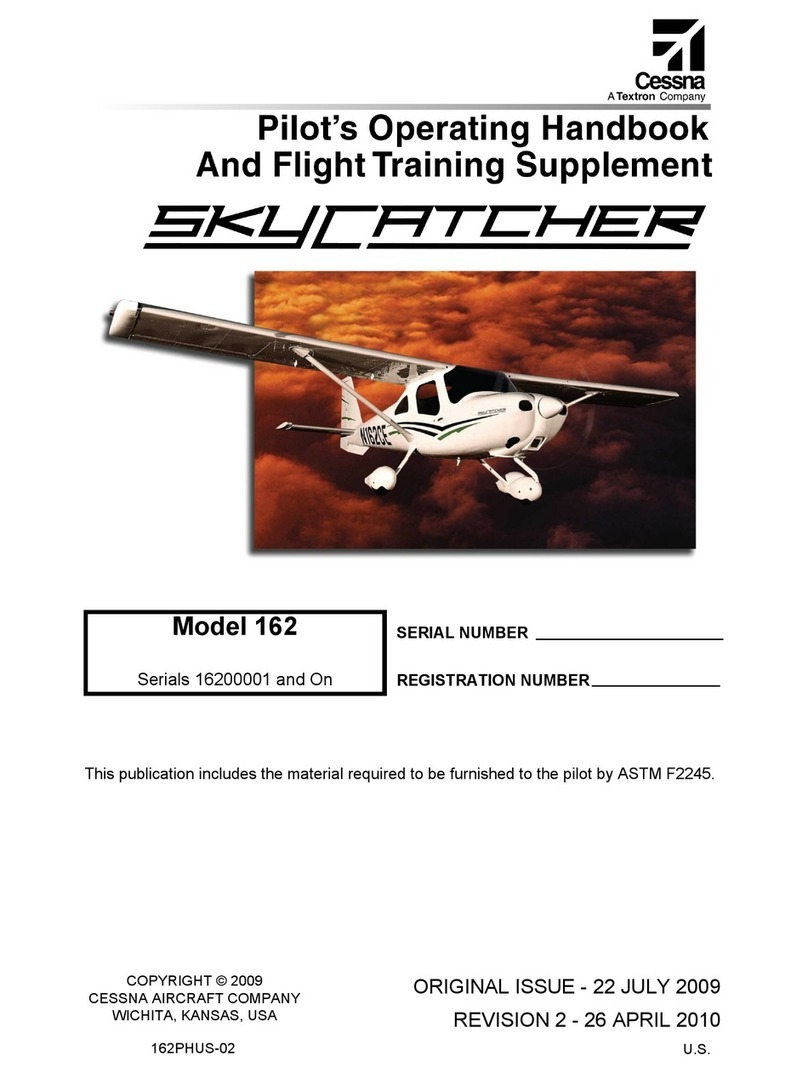 Cessna SKYCATCHER 162 Pilot's operating handbook and flight training supplement
