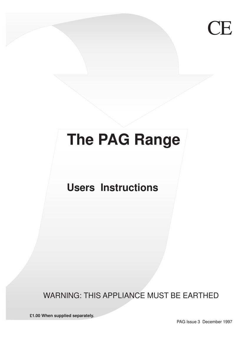 Powrmatic PAG 60 User instructions