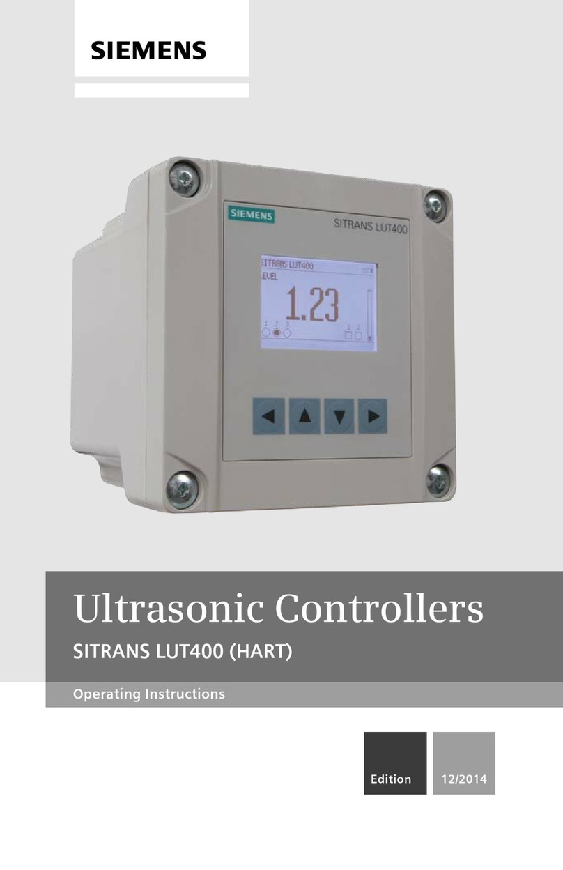 Siemens SITRANS LUT400 User manual
