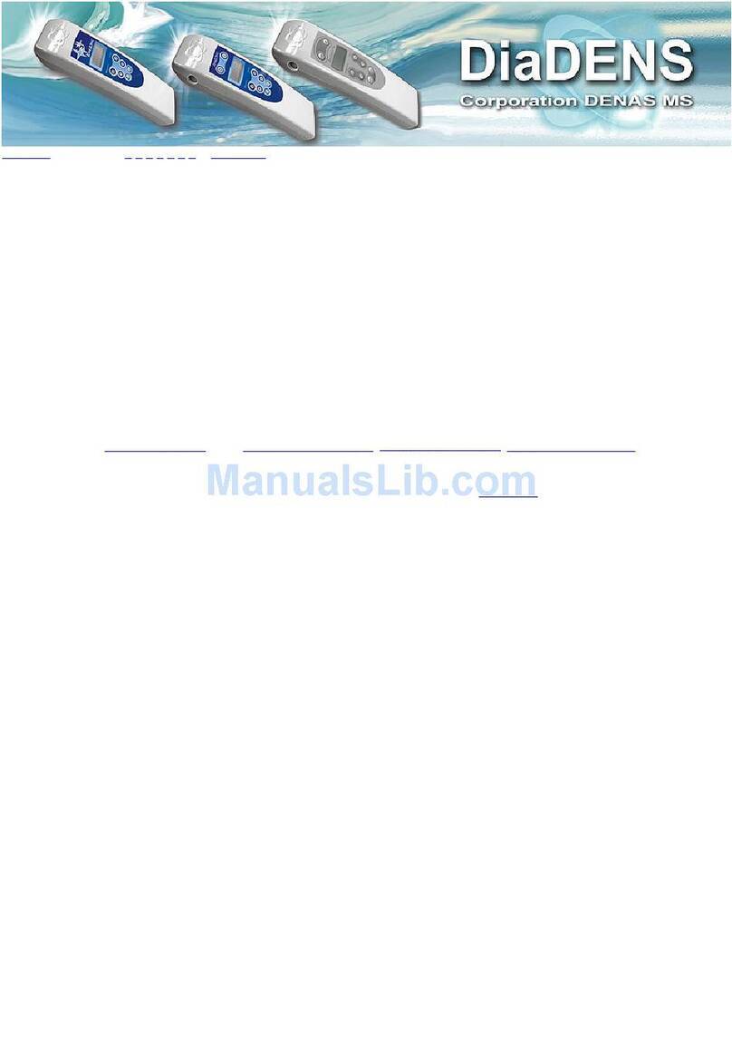 JPA DiaDENS-T User manual