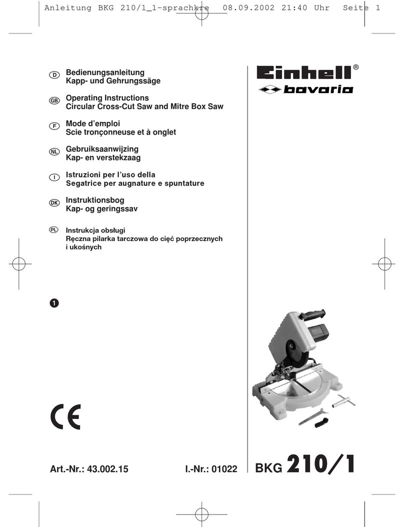 EINHELL BKG 210/1 User manual