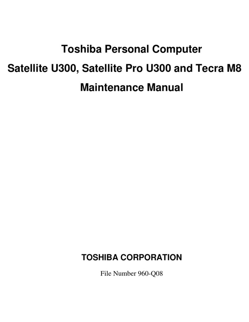 Toshiba Satellite U300 User manual