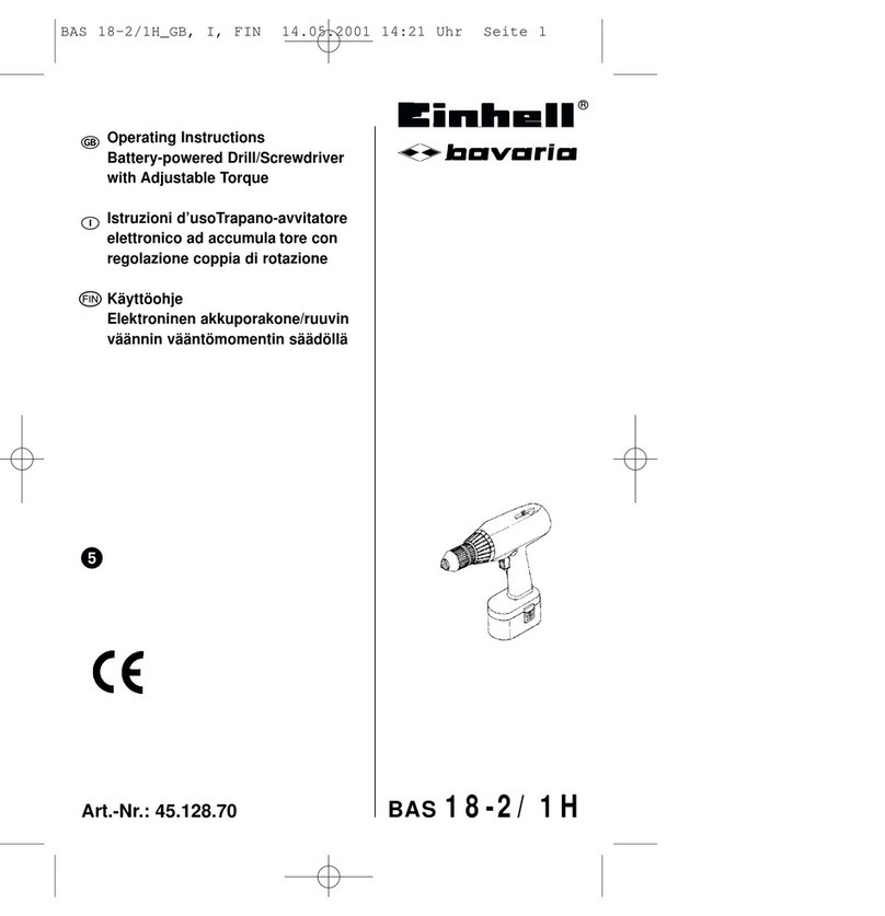 EINHELL BAS 18-2/1H User manual