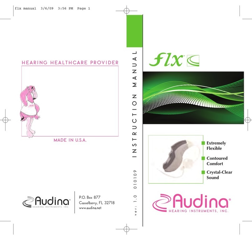 Audina FLX instruction manual