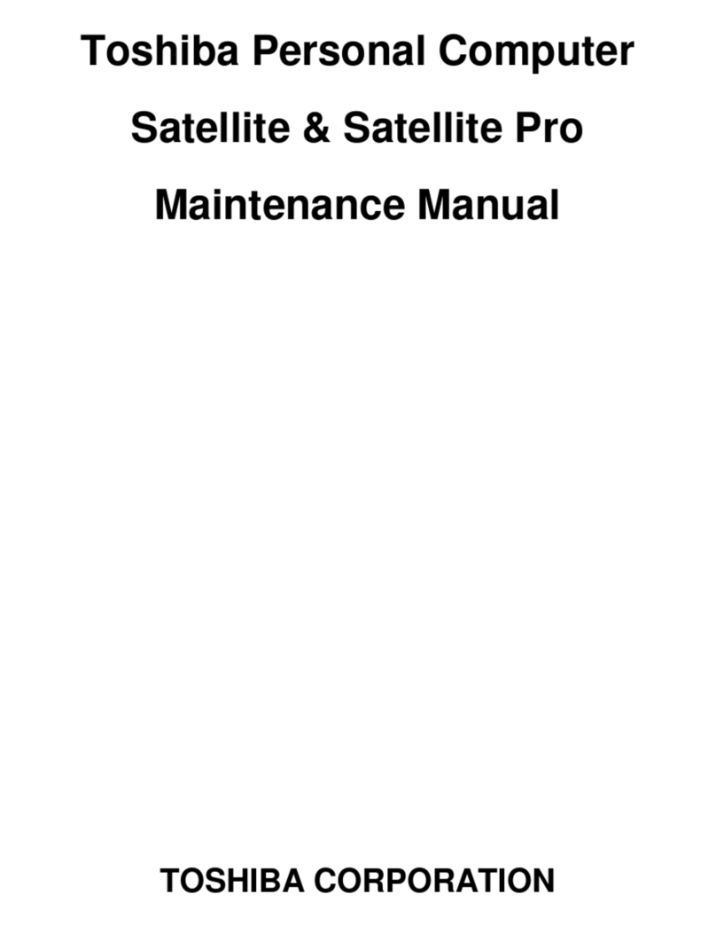 Toshiba Satellite SERIES User manual
