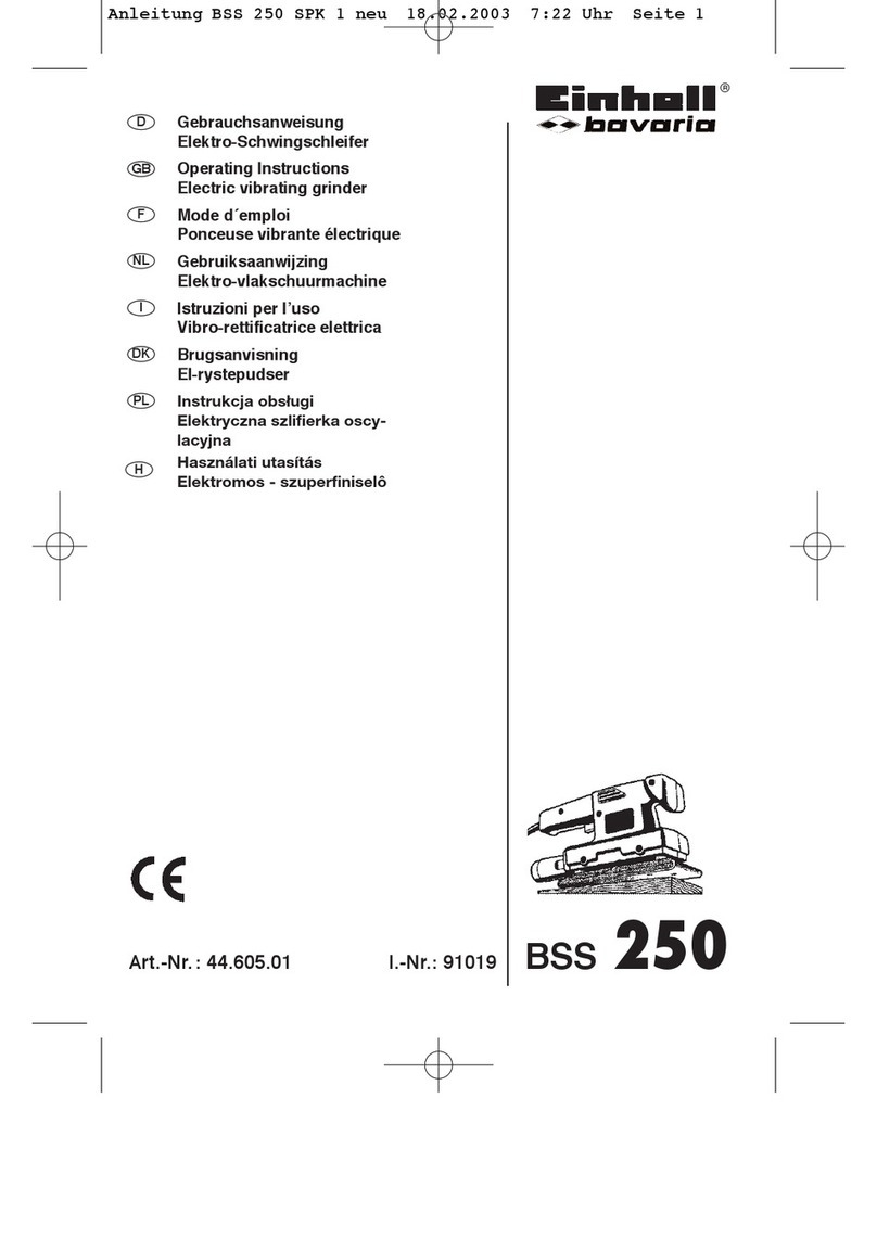 EINHELL BSS 250 User manual