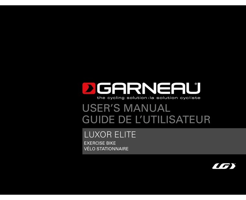 Garneau LUXOR ELITE user manual