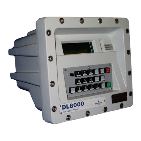 Emerson DL8000 instruction manual