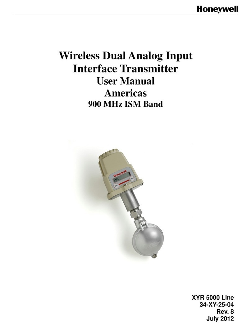 Honeywell XYR 5000 Series user manual