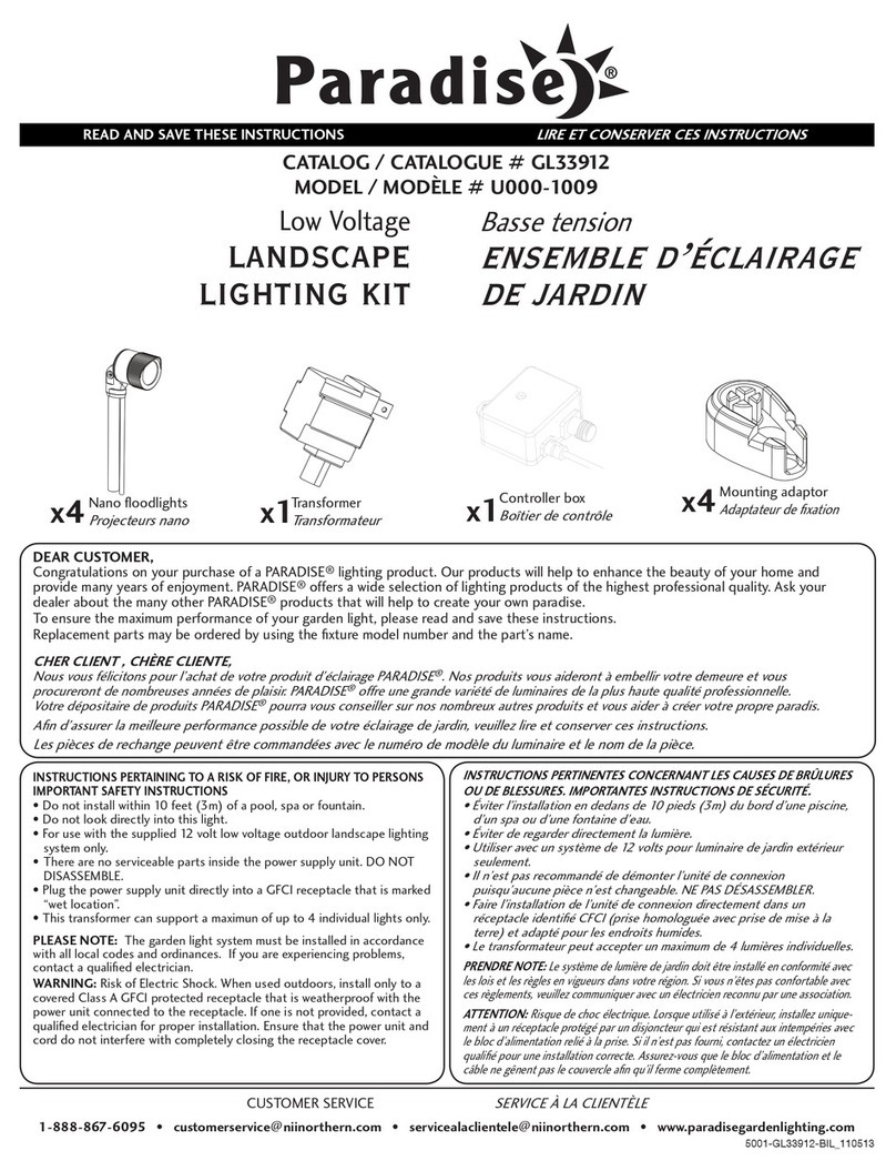 Paradise Datacom GL33912BK instructions