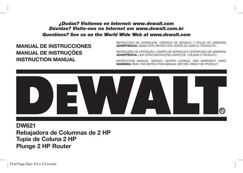 DeWalt DW621 instruction manual