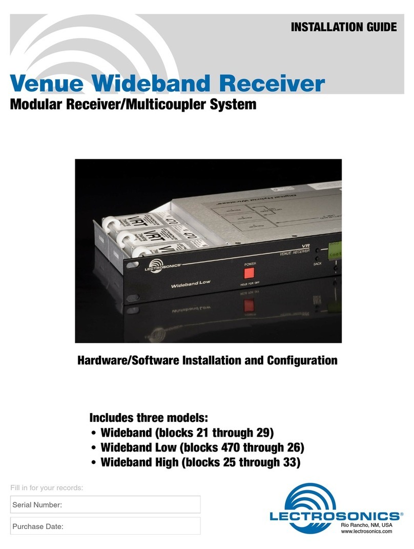 Lectronics Wideband User manual
