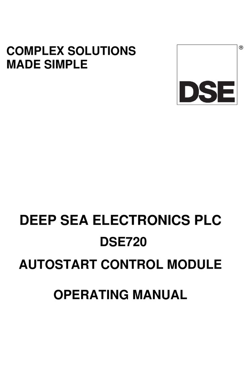 DSE 720 User manual